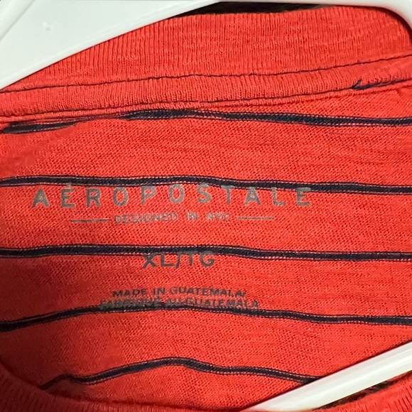 Red and Black Striped Tee - Picture 5 of 6